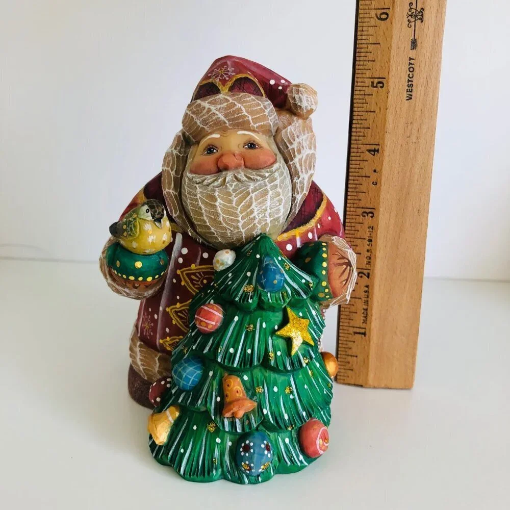 Derevo Collection G. DeBrekht‎ Secret Surprise Santa Box Figurine Box